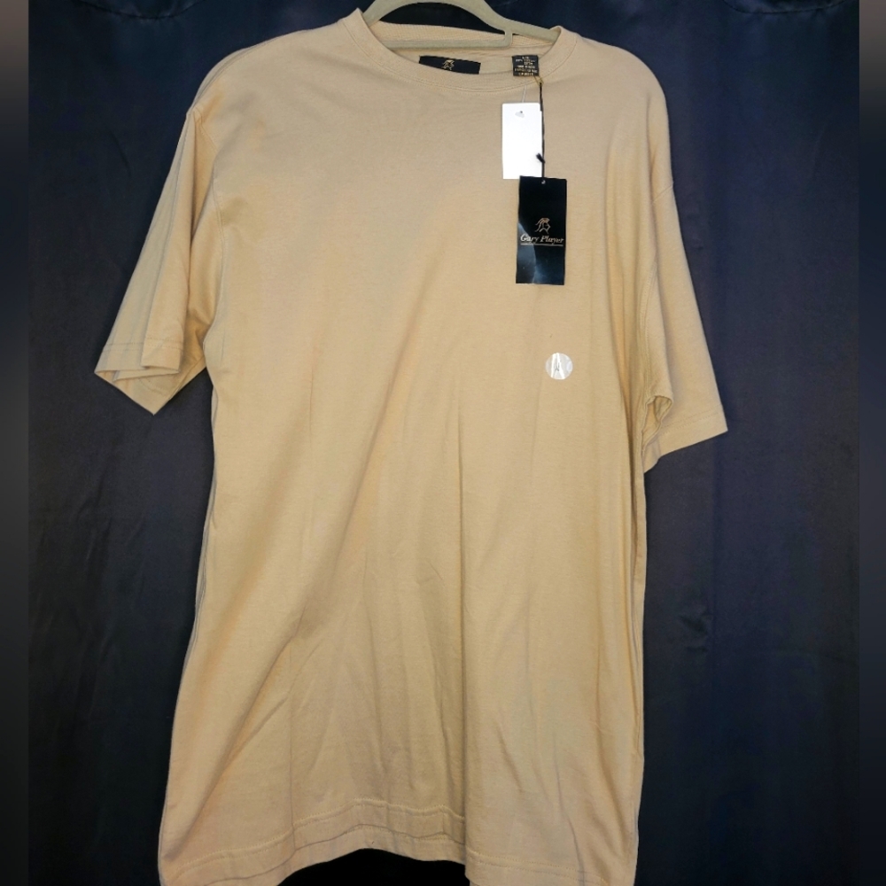 Sand Colored Crew Neck T-shirt